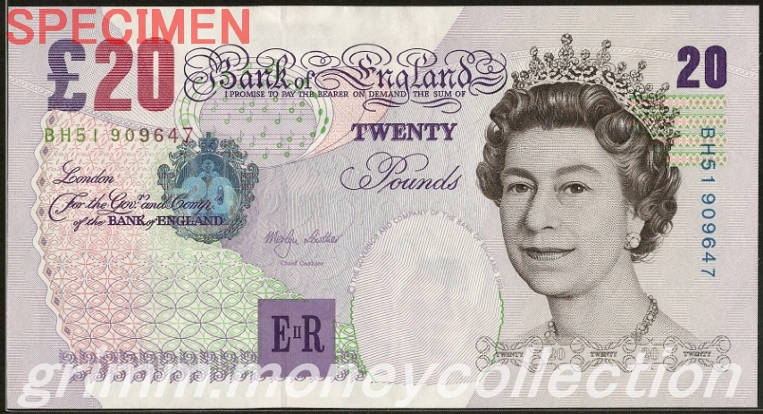 イギリス 20ポンド