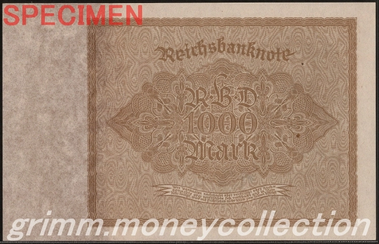 パピエルマルク 1000マルク
