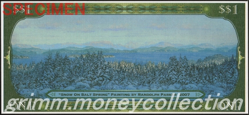 ソルトスプリング島 1ドル