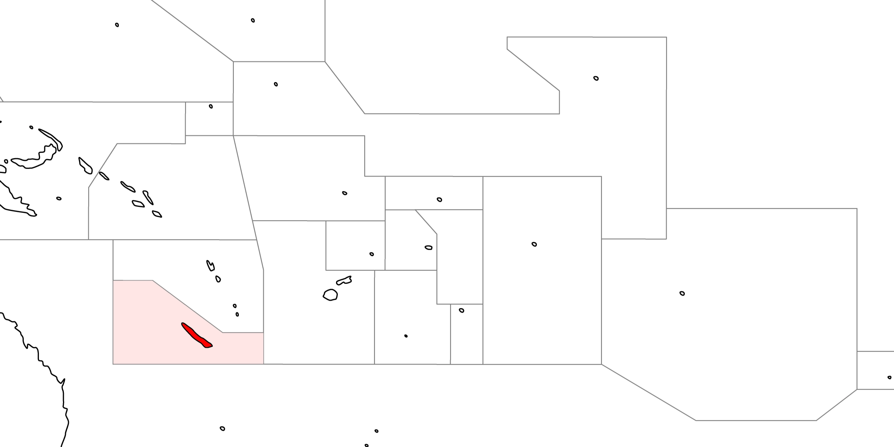 ニューカレドニアの地図