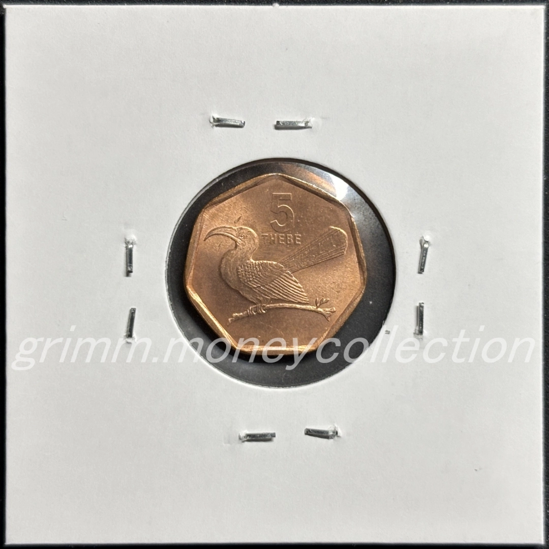 ボツワナ 5テベ 裏