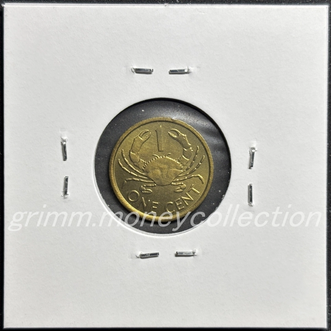 セーシェル 1セント 裏