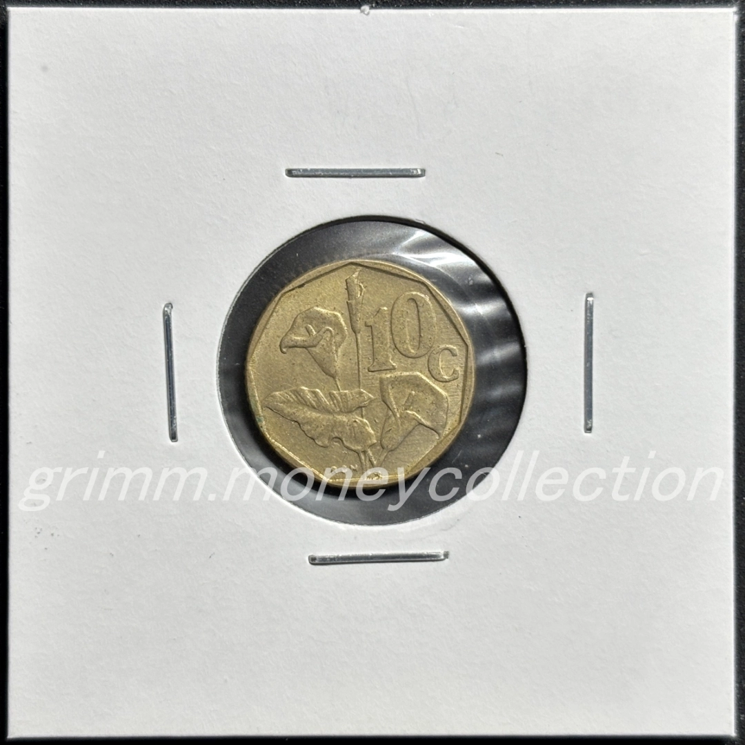 南アフリカ共和国 10セント 裏