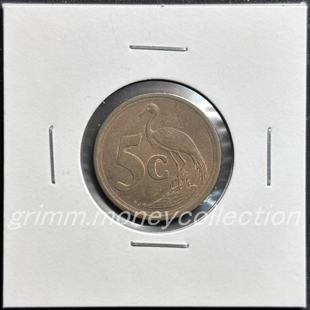 南アフリカ共和国 5セント 裏