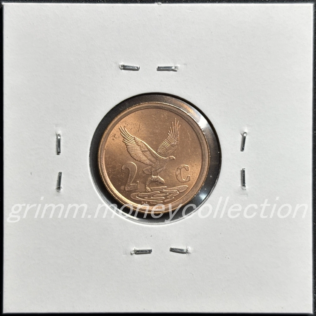 南アフリカ共和国 2セント 裏