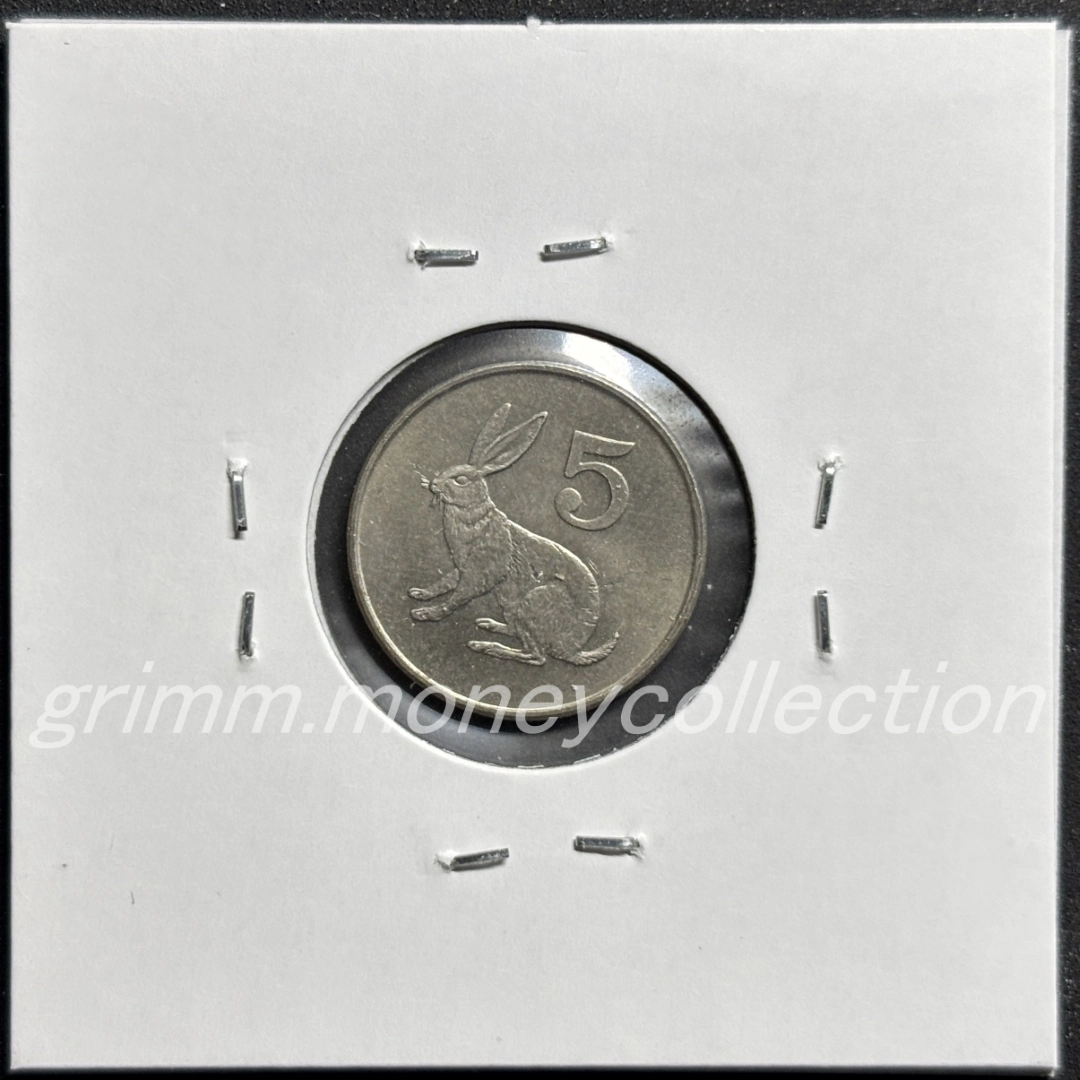 ジンバブエ 5セント 裏