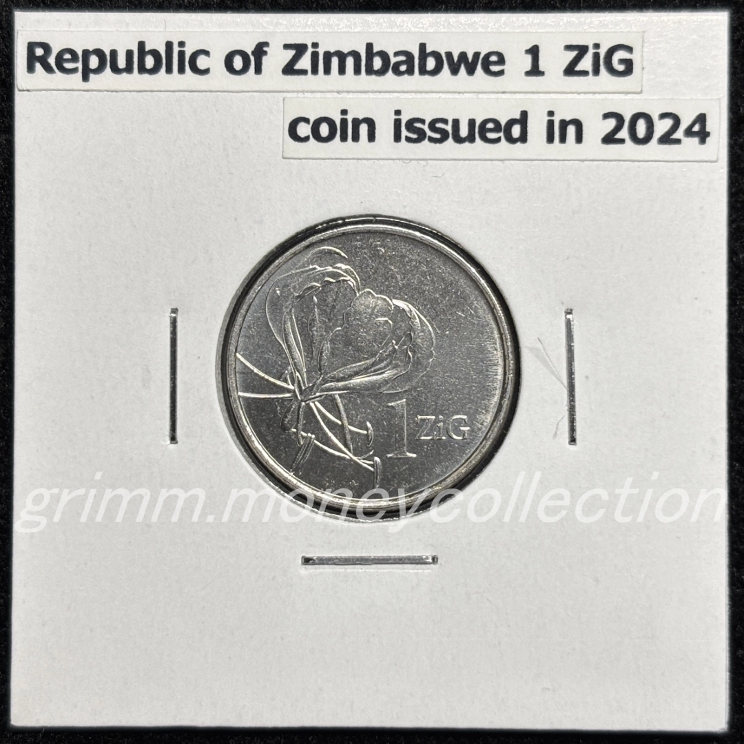 ジンバブエ 1ジンバブエ・ゴールド 表