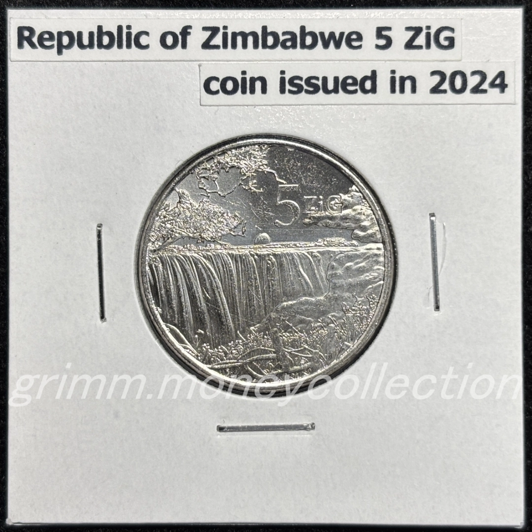 ジンバブエ 5ジンバブエ・ゴールド 表