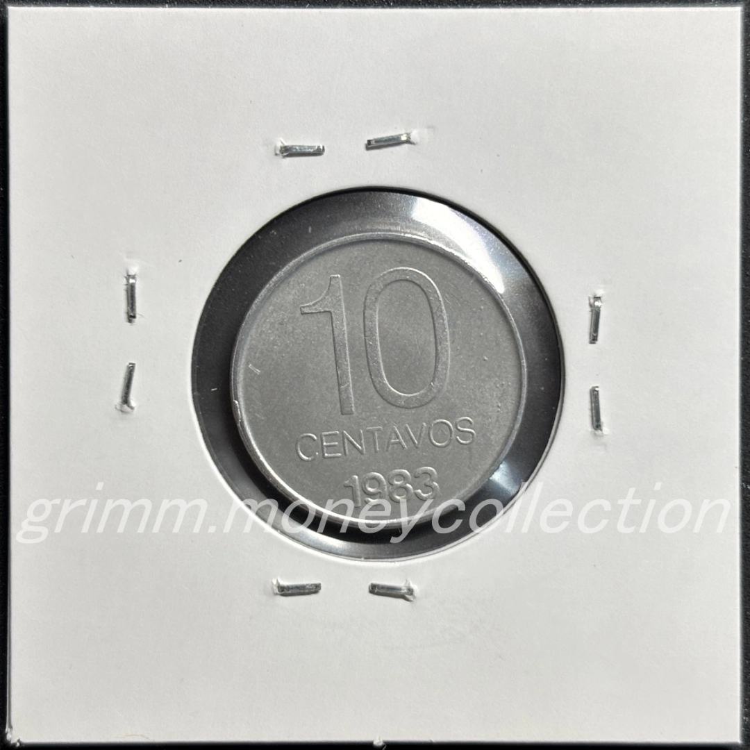 アルゼンチン km89 1983 10センターボ 裏