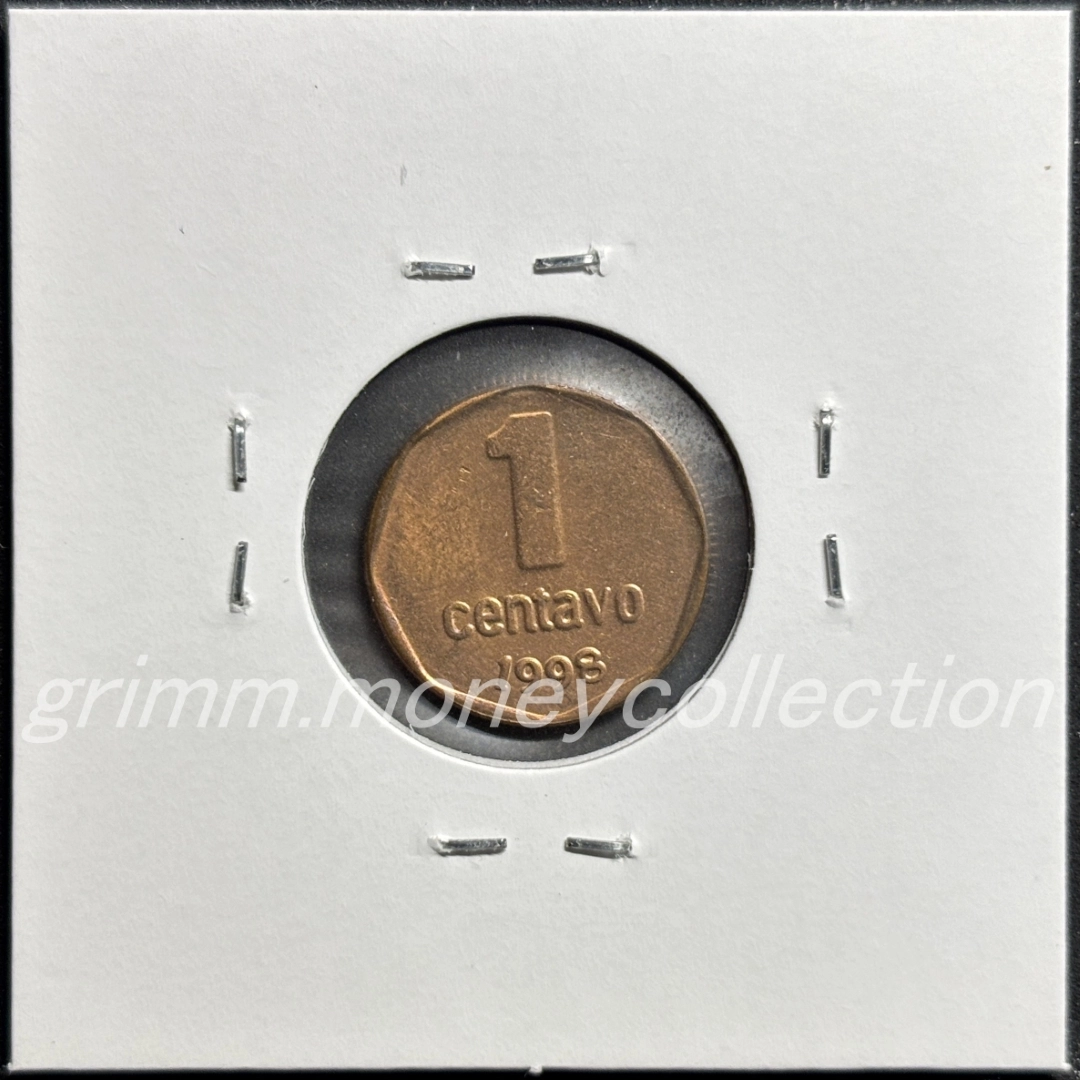 アルゼンチン km113a 1993～2000 1センターボ 裏