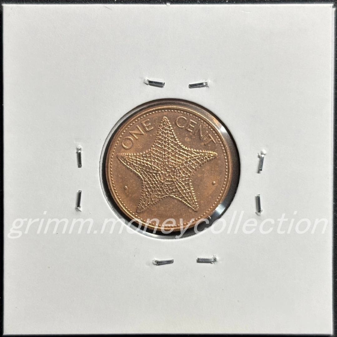 バハマ km59a 1985～2004 1セント 裏