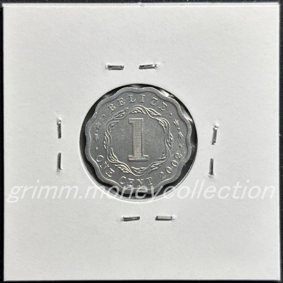 ベリーズ km33a 1976～2016 1セント 裏