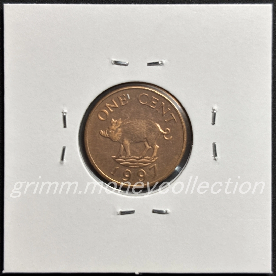 バミューダ km44b 1991～1998 1セント 裏