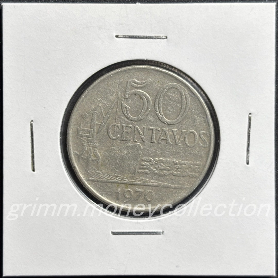 ブラジル km580a 1970～1975 50センターボ 裏