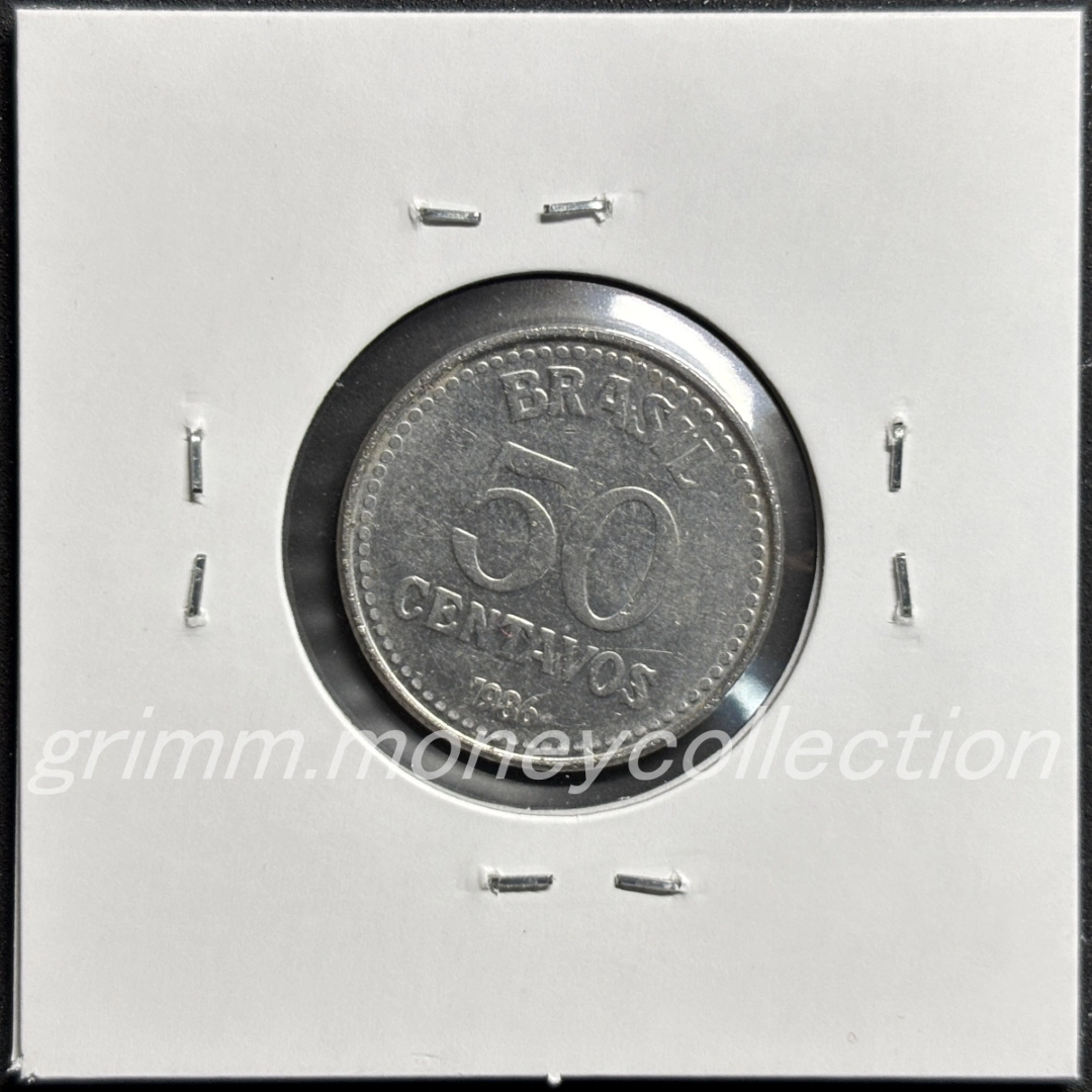 ブラジル km604 1986～1988 50センターボ 裏