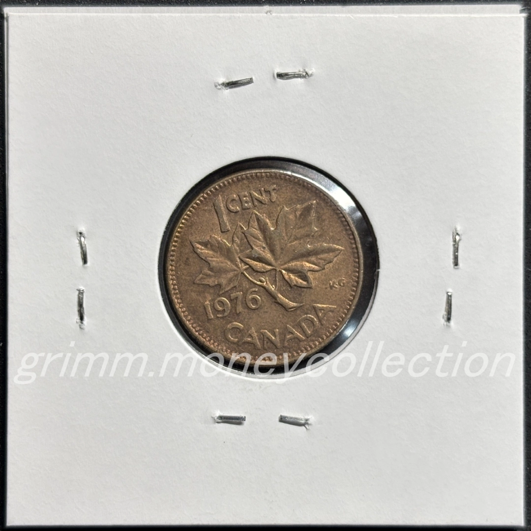 カナダ km59.1 1965～1978 1セント 裏