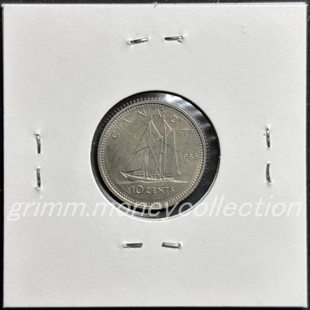 カナダ km77.2 1979～1989 10セント 裏