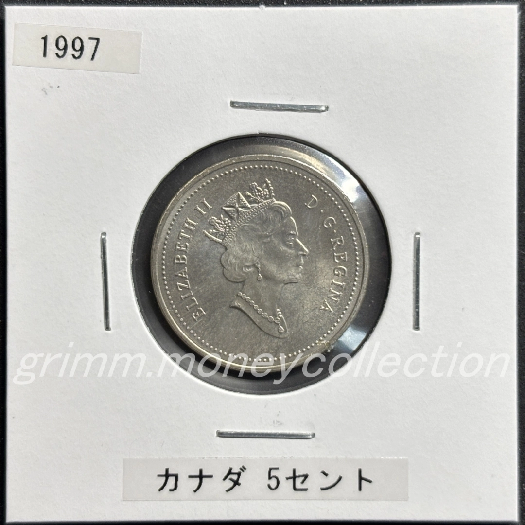 カナダ km182 1990～2003 5セント 表