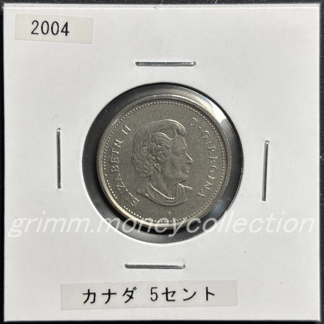 カナダ km491 2003～2022 5セント 表