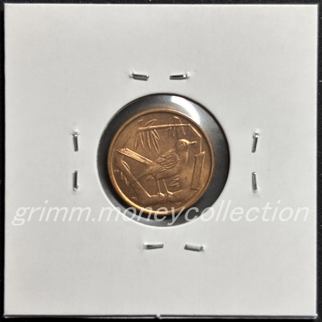 ケイマン諸島 km87a 1992～1996 1セント 裏