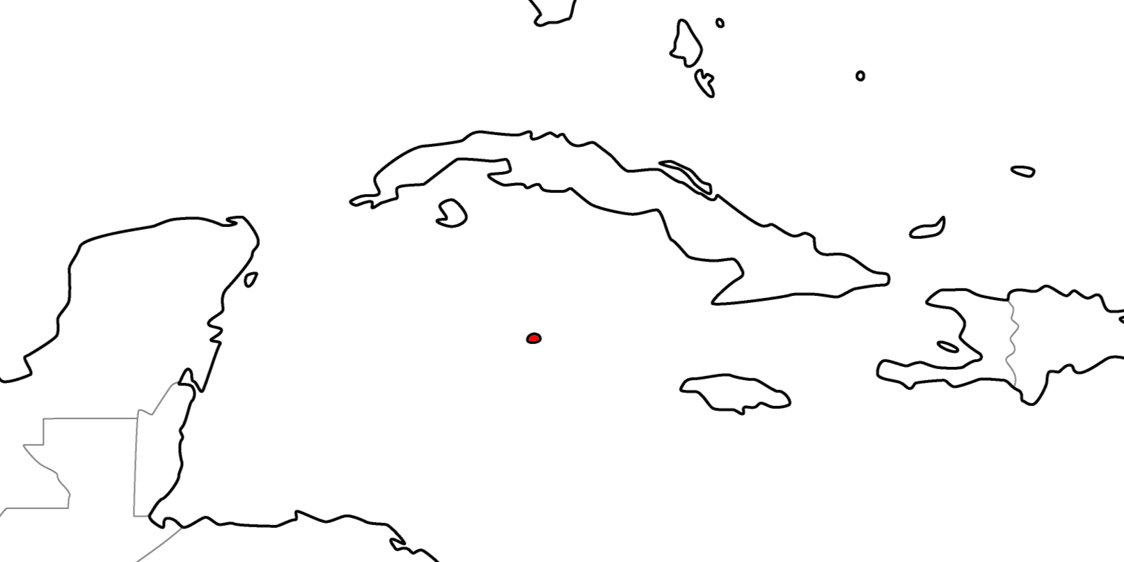ケイマン諸島の地図