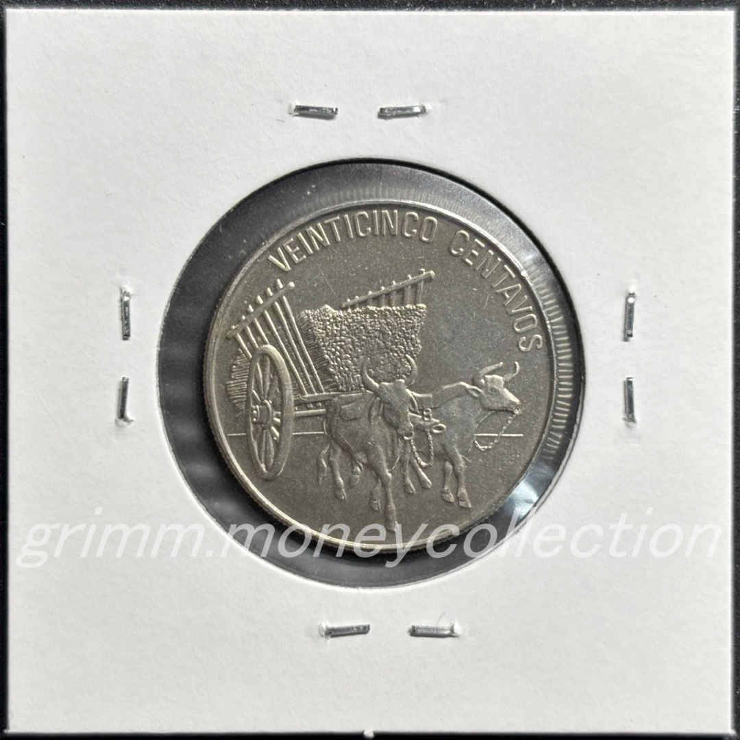 ドミニカ共和国 km71.1 1989～1991 25センターボ 裏