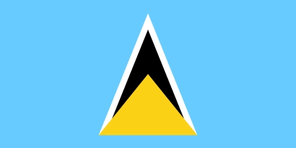 セントルシアの国旗