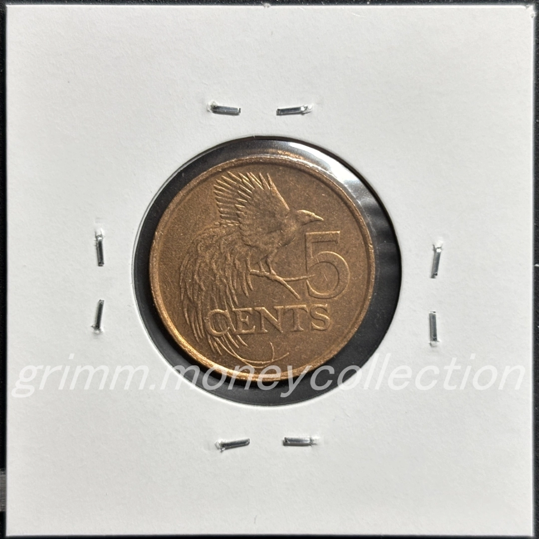 トリニダード・トバゴ km30 1976～2017 5セント 裏