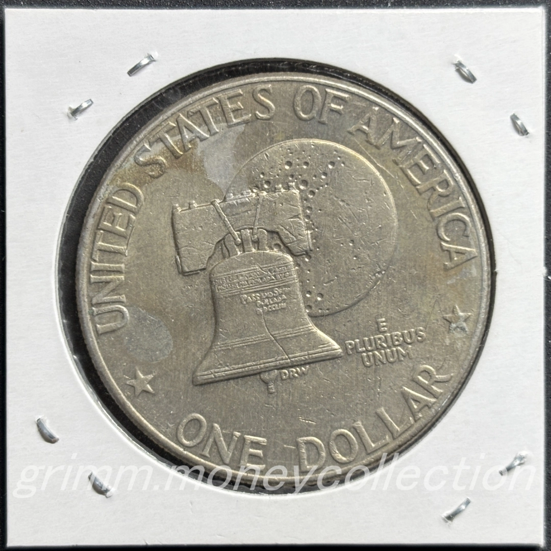 アメリカ km206 1976 1ドル 裏