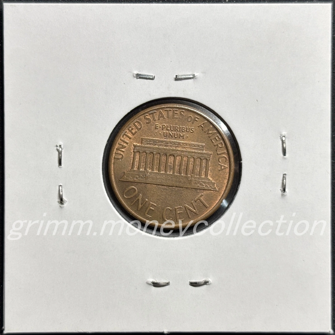 アメリカ km201b 1983～2008 1セント 裏