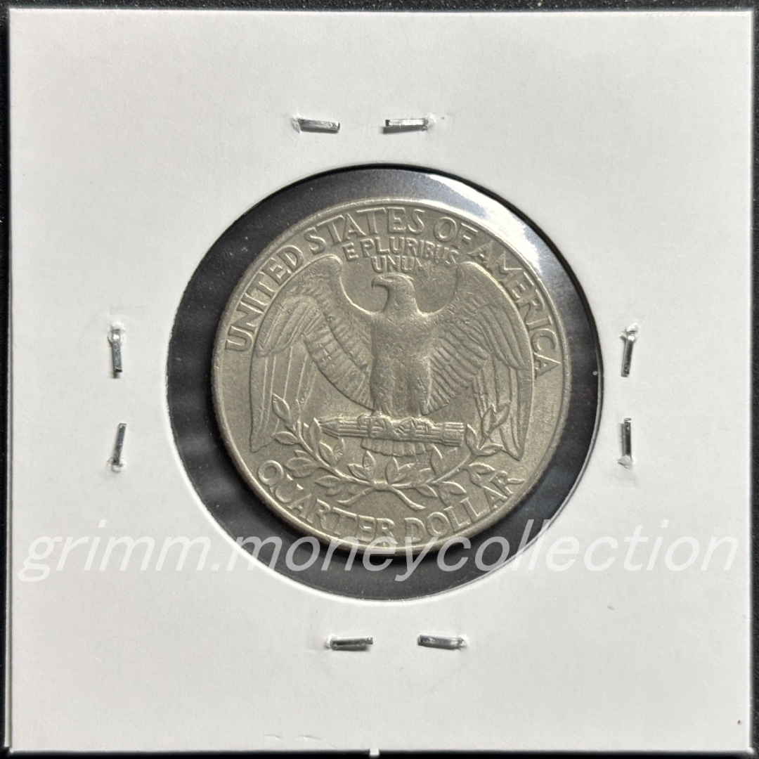 アメリカ kmA164a 1977～1998 25セント 裏