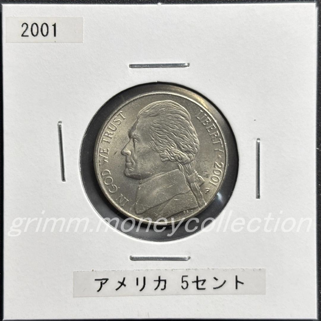 アメリカ km192 1946～2003 5セント 表