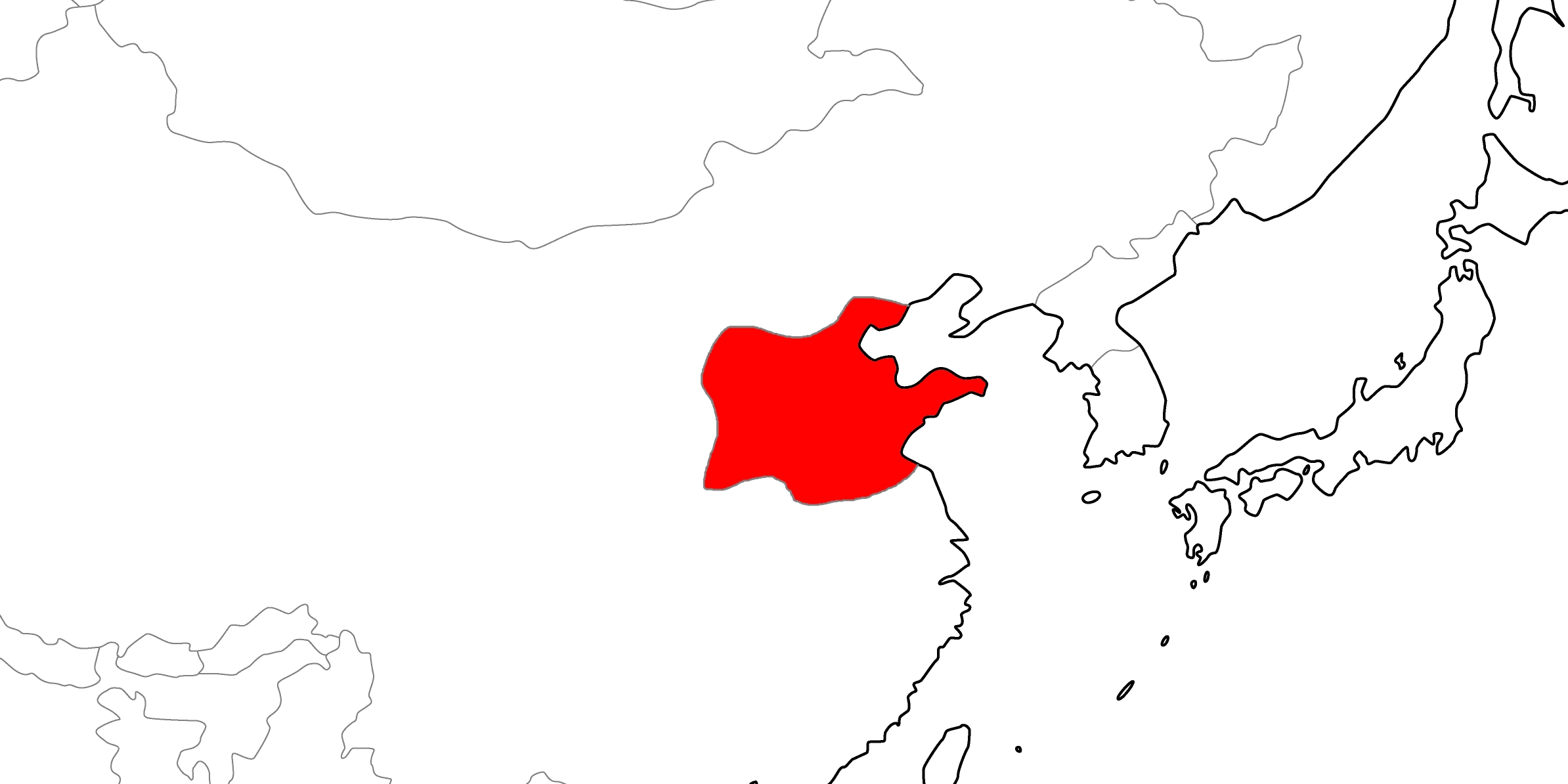 中華民国臨時政府の地図
