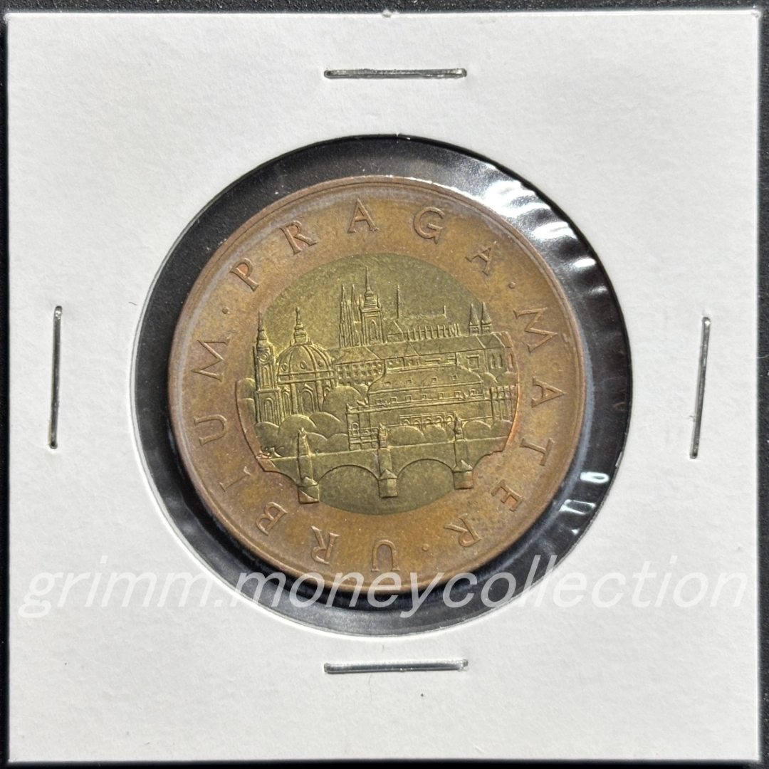 チェコ 50コルナ 裏