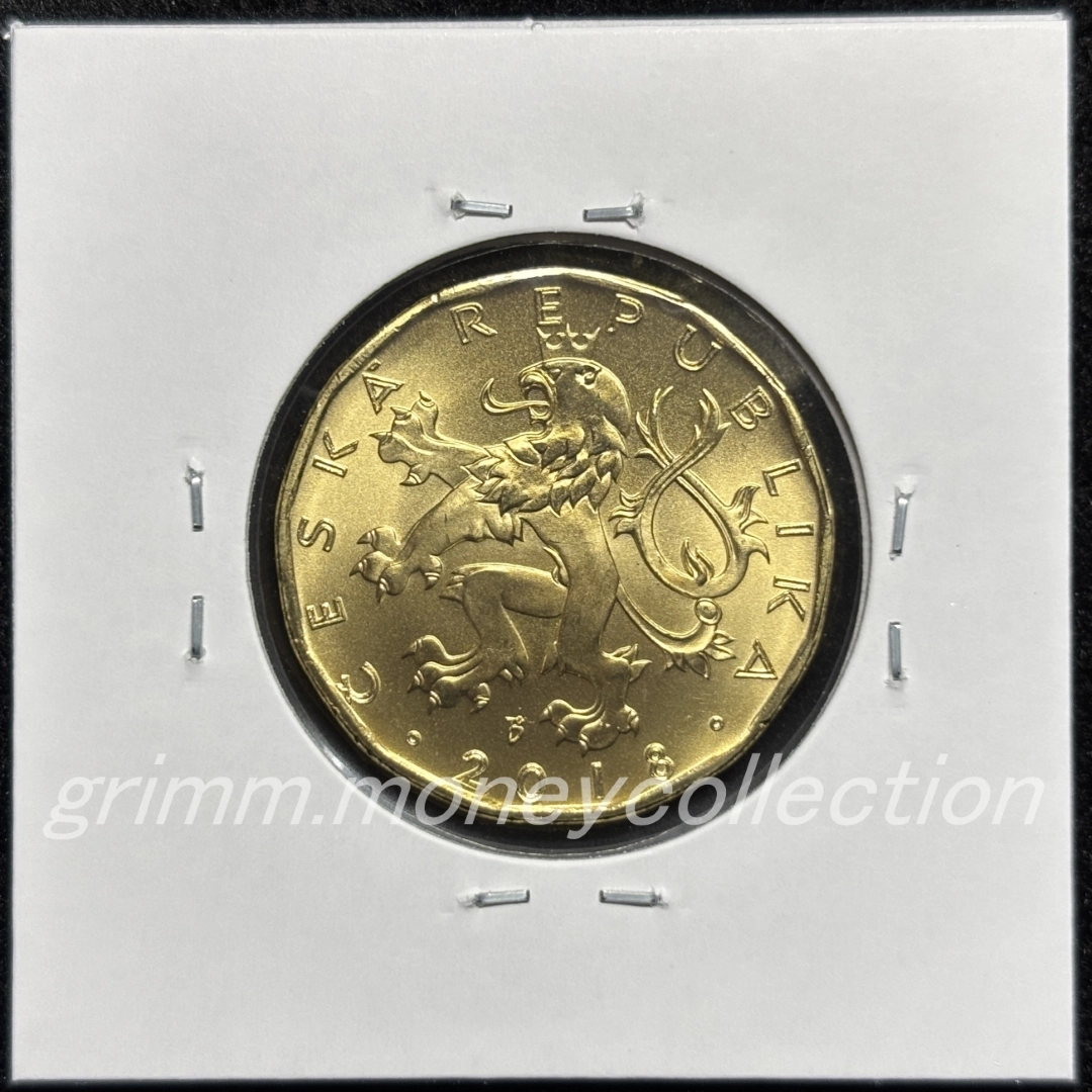 チェコ 2018 記念コイン 20コルナ エドヴァルド・ベネシュ 裏