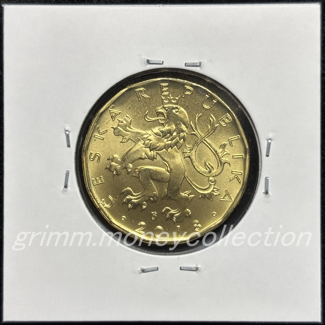 チェコ 2018 記念コイン 20コルナ ミラン・ラスティスラフ・シュテファーニク 裏