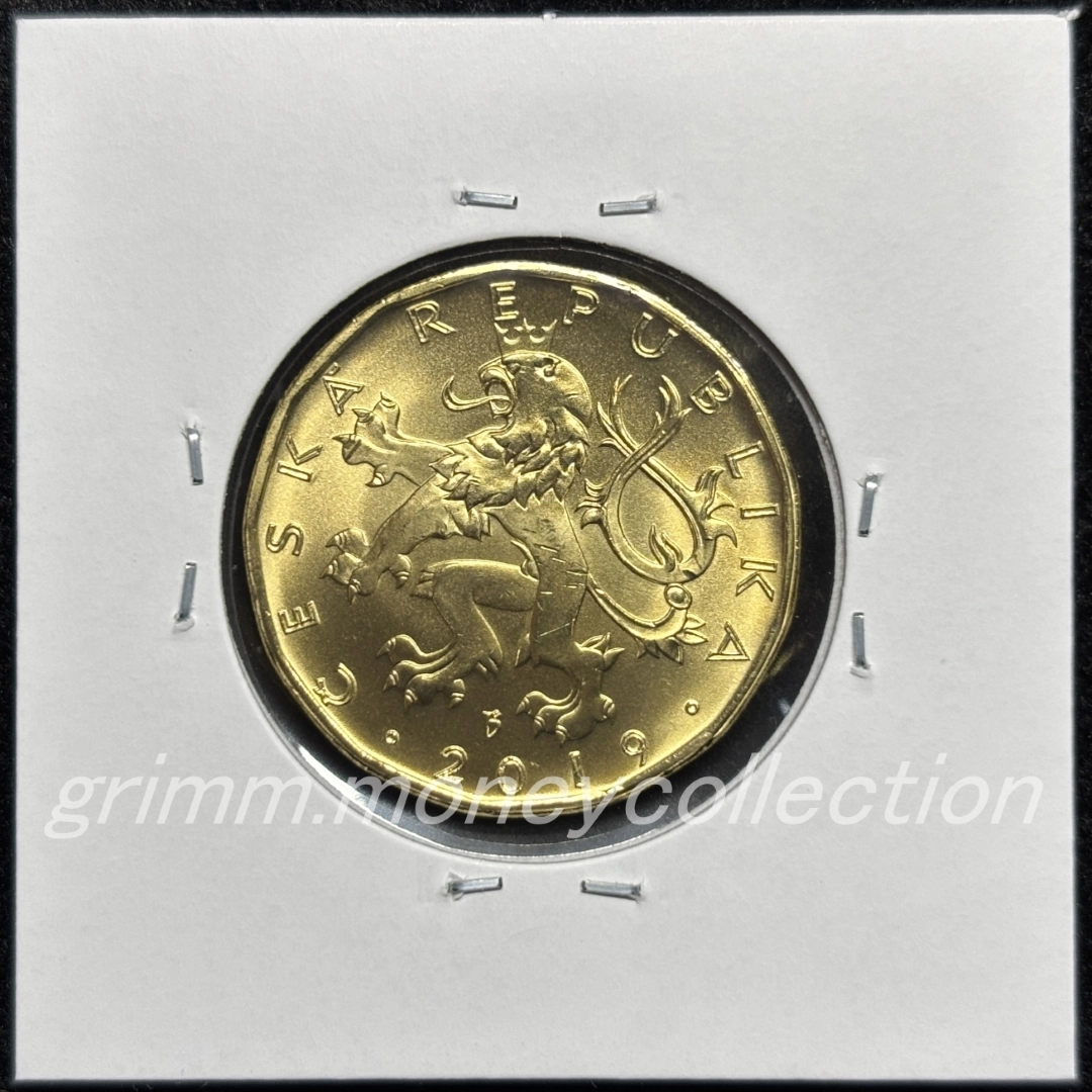 チェコ 2019 記念コイン 20コルナ カレル・エングリシュ 裏