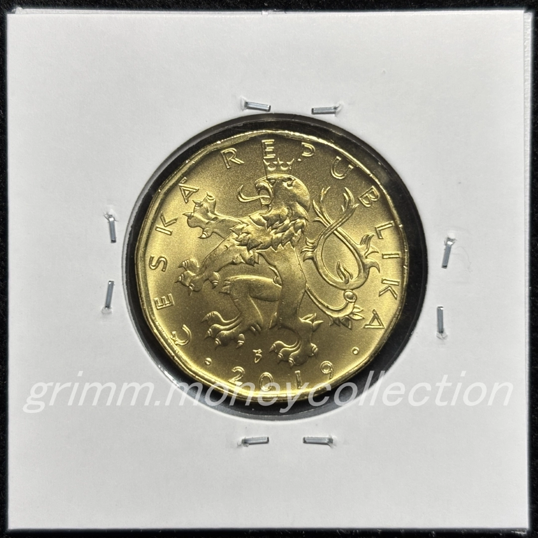 チェコ 2019 記念コイン 20コルナ ヴィレーム・ポスピシル 裏