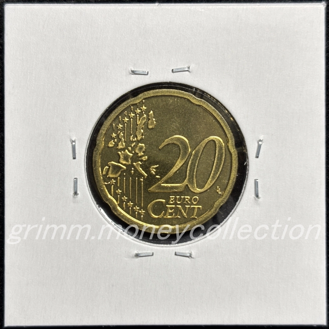 オーストリア km3086 2002～2007 20セント 裏