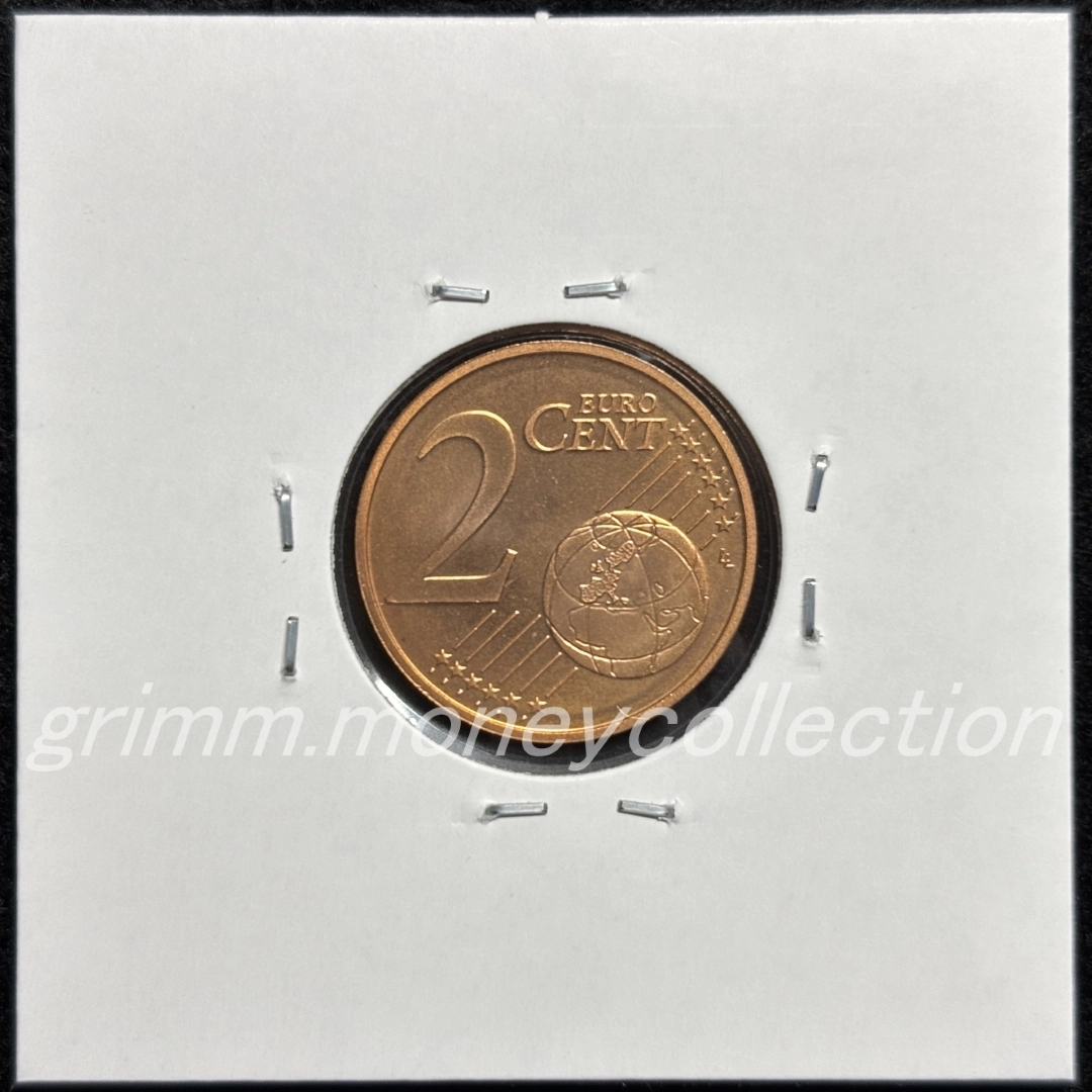 オーストリア km3083 2002～ 2セント 裏