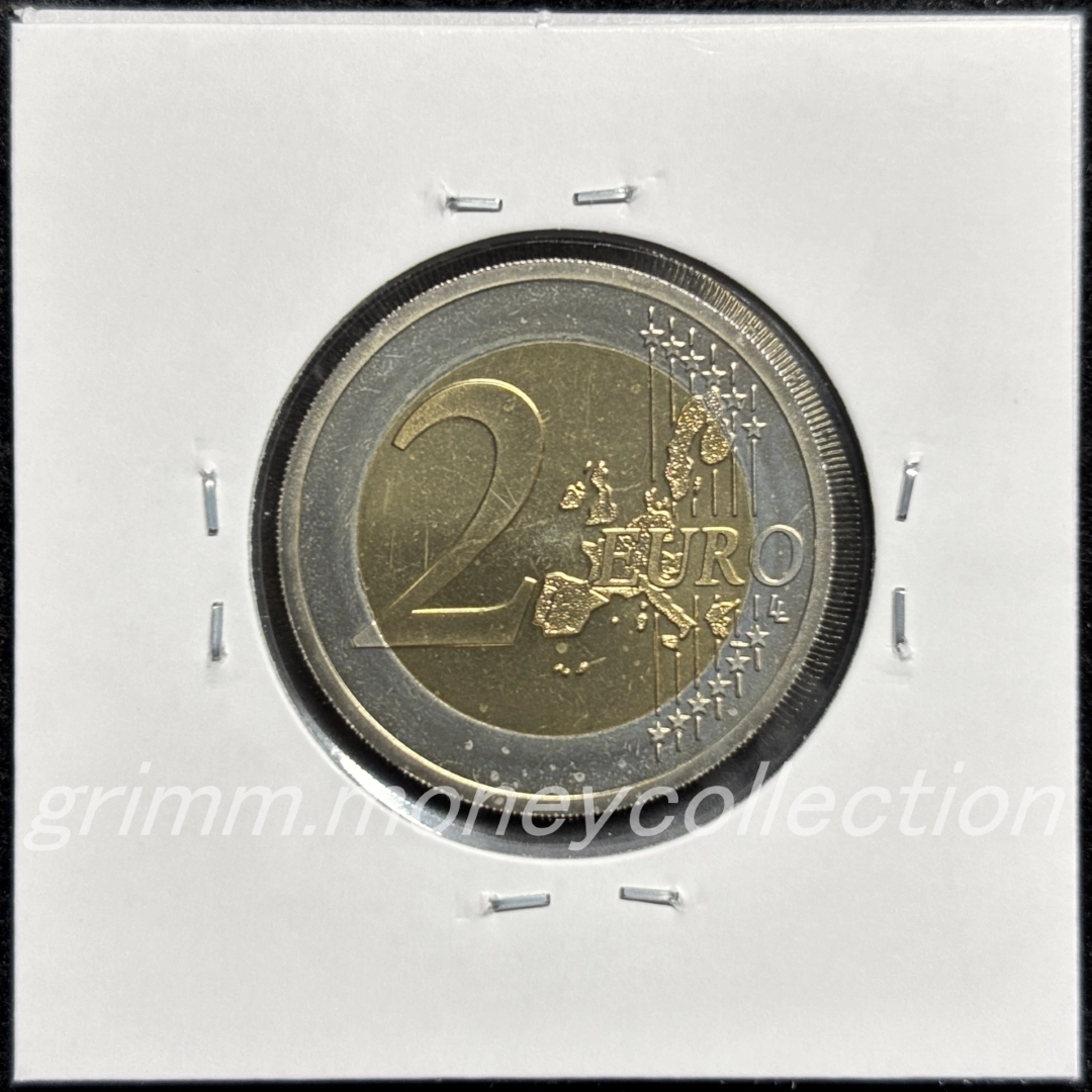 オーストリア km3089 2002～2007 2ユーロ 裏
