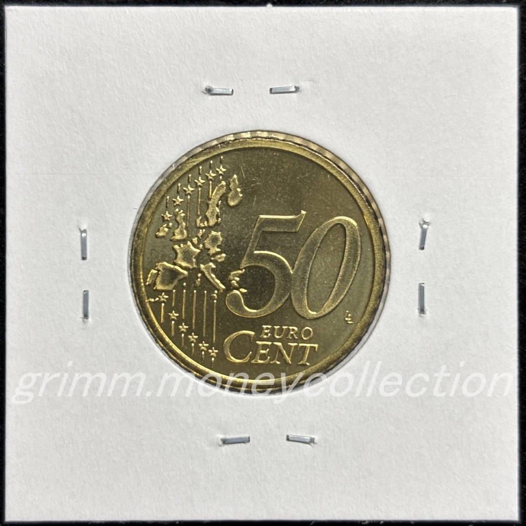 オーストリア km3087 2002～2007 50セント 裏