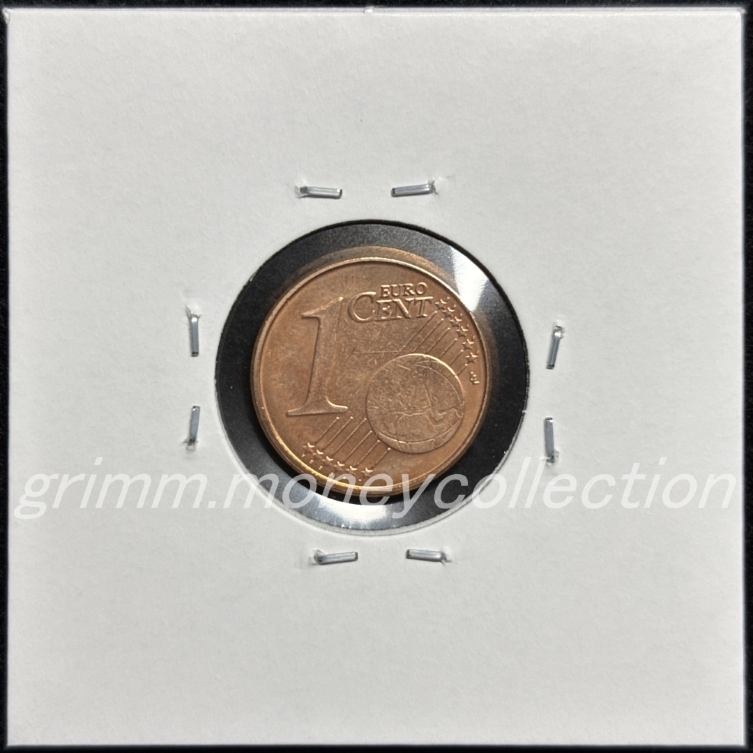 ベルギー km224 1999～2007 1セント 裏