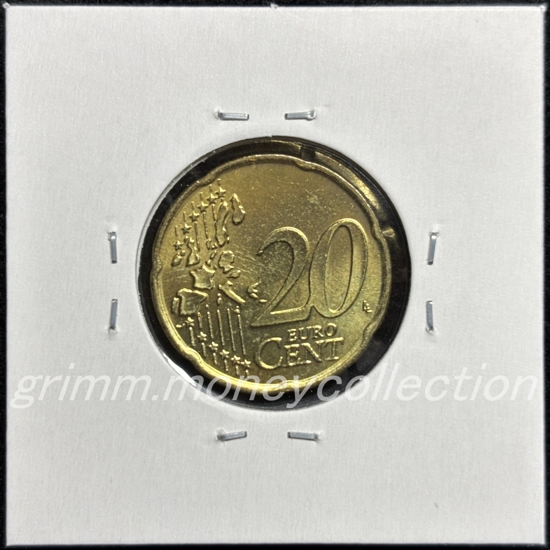 ベルギー km228 1999～2006 20セント 裏