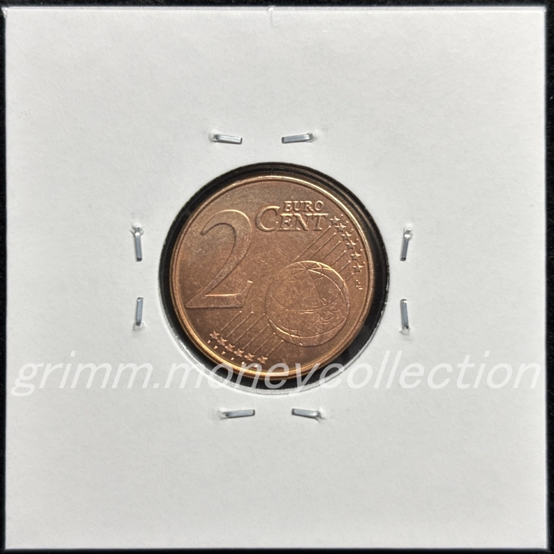 ベルギー km225 1999～2007 2セント 裏