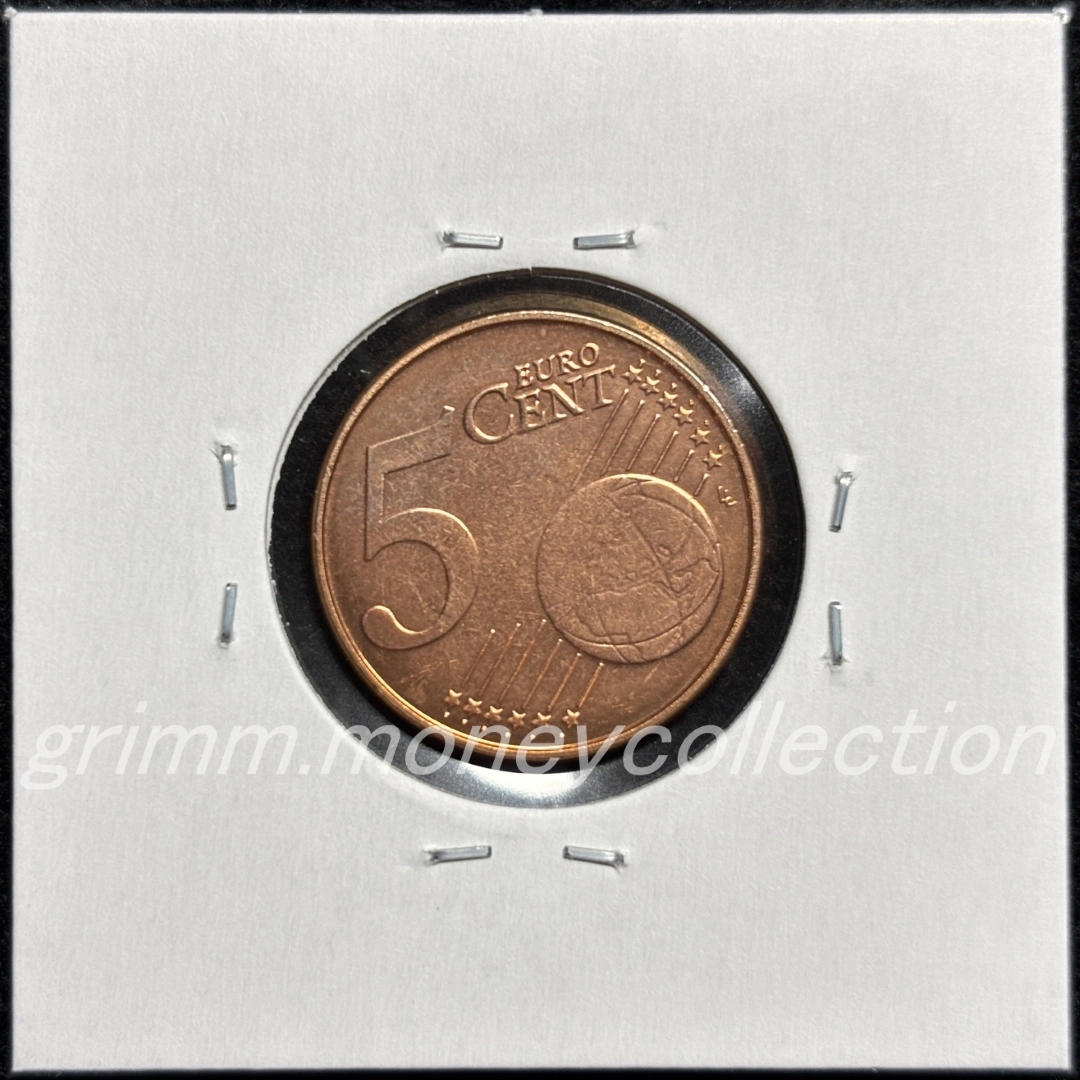 ベルギー km226 1999～2007 5セント 裏