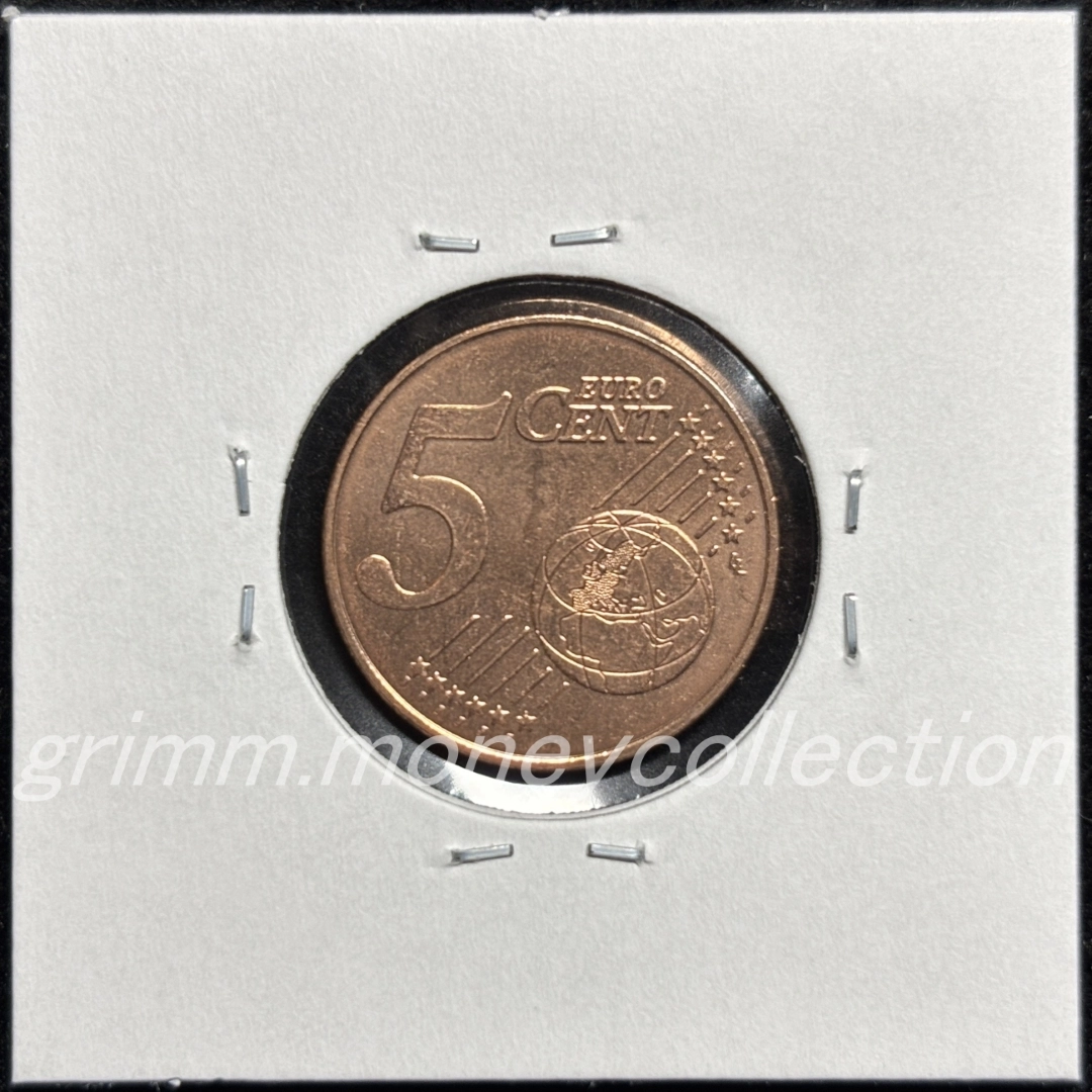 クロアチア km137 2023～ 5セント 裏