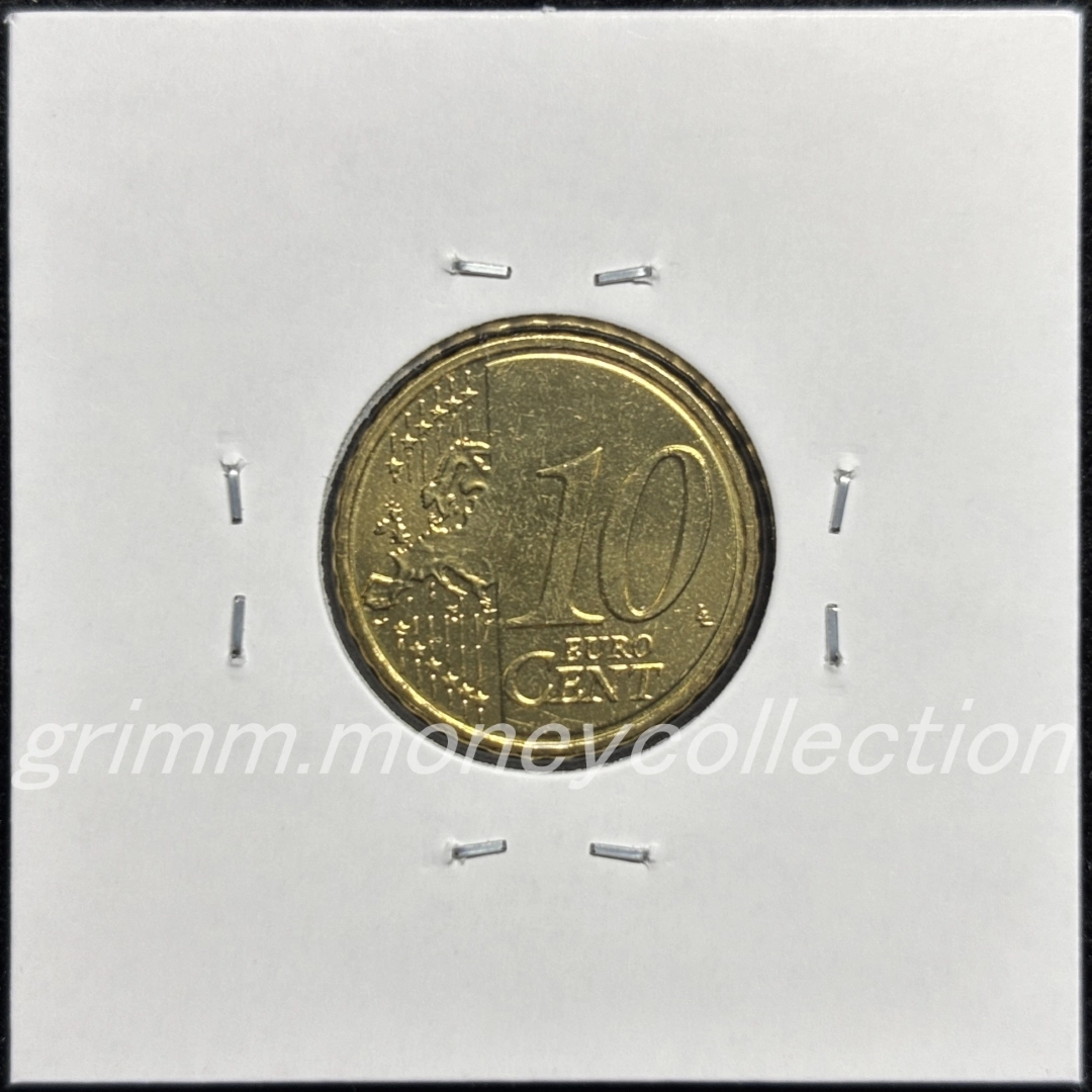 キプロス km81 2008～ 10セント 裏