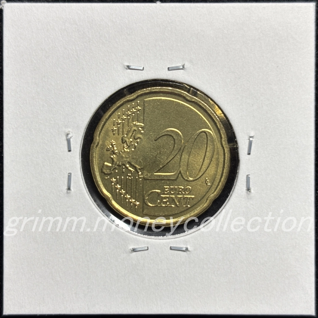 キプロス km82 2008～ 20セント 裏