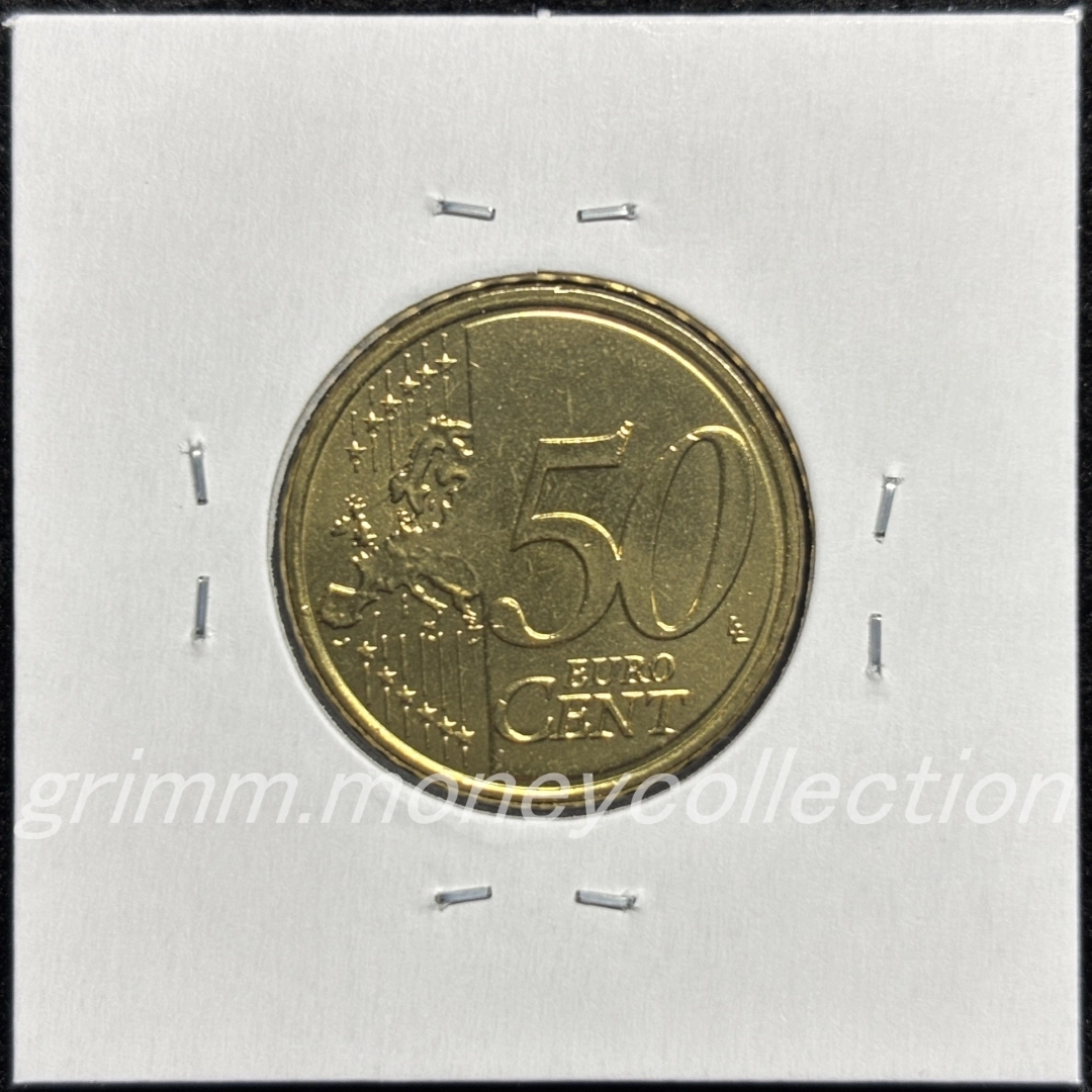 キプロス km83 2008～ 50セント 裏